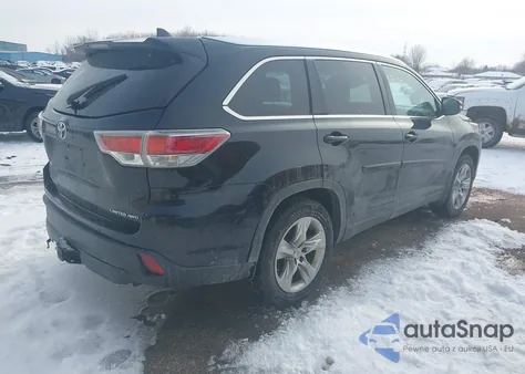 2015 Toyota Highlander Limited V6 from USA, damaged, VIN 5TDDKRFH5FS145599